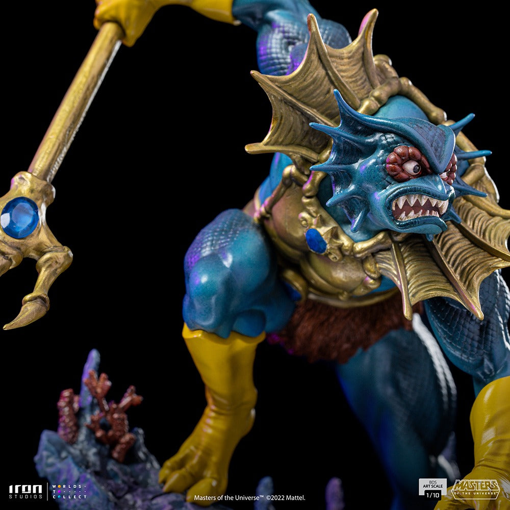 Estátua Aquático - He-Man e os Mestres do Universo - BDS Art Scale 1/10 - Iron Studios