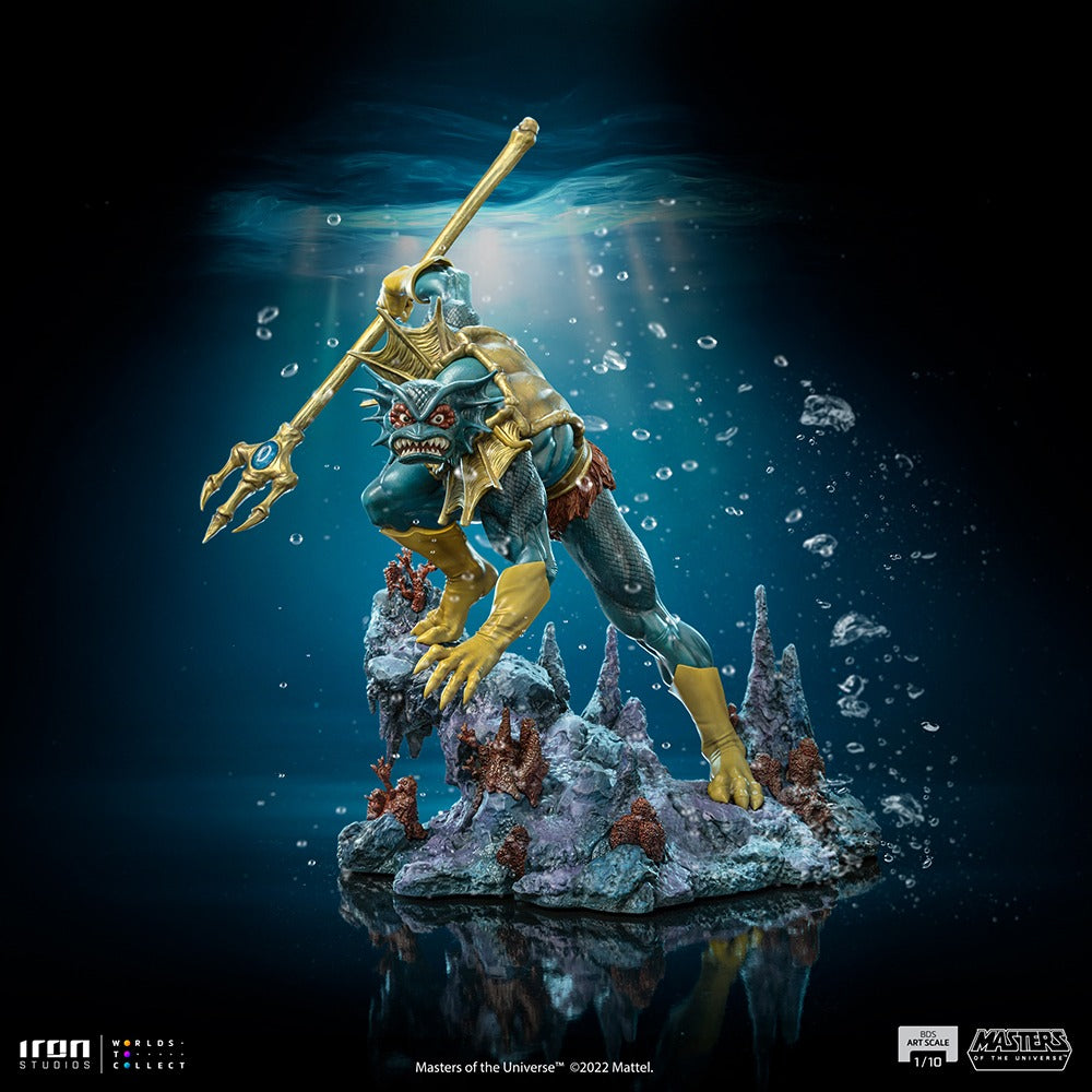 Estátua Aquático - He-Man e os Mestres do Universo - BDS Art Scale 1/10 - Iron Studios