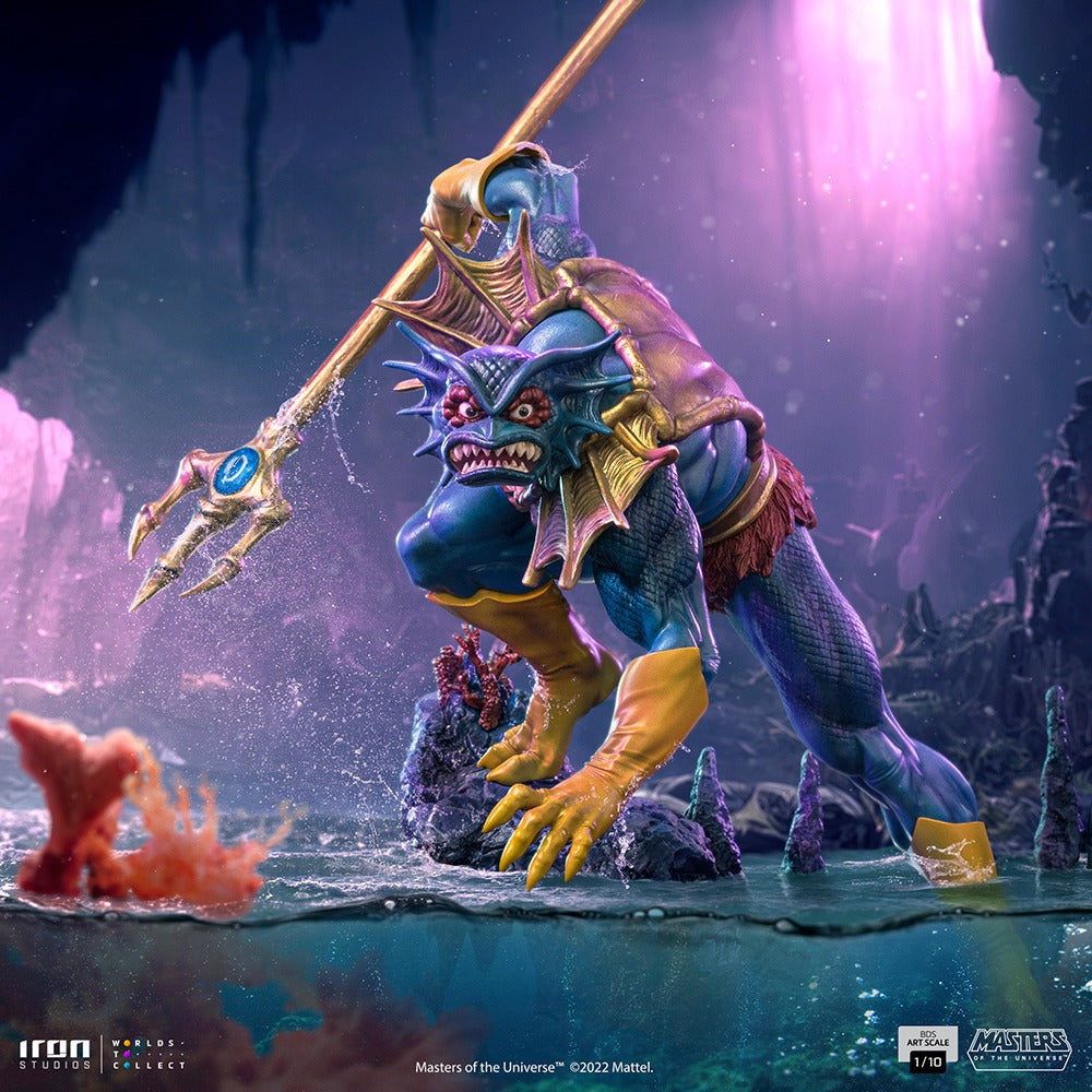 Estátua Aquático - He-Man e os Mestres do Universo - BDS Art Scale 1/10 - Iron Studios