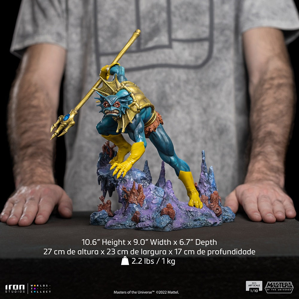 Estátua Aquático - He-Man e os Mestres do Universo - BDS Art Scale 1/10 - Iron Studios