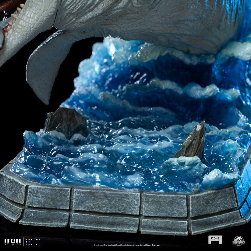 Estátua Mosassauro - Jurassic World - Icons - Iron Studios