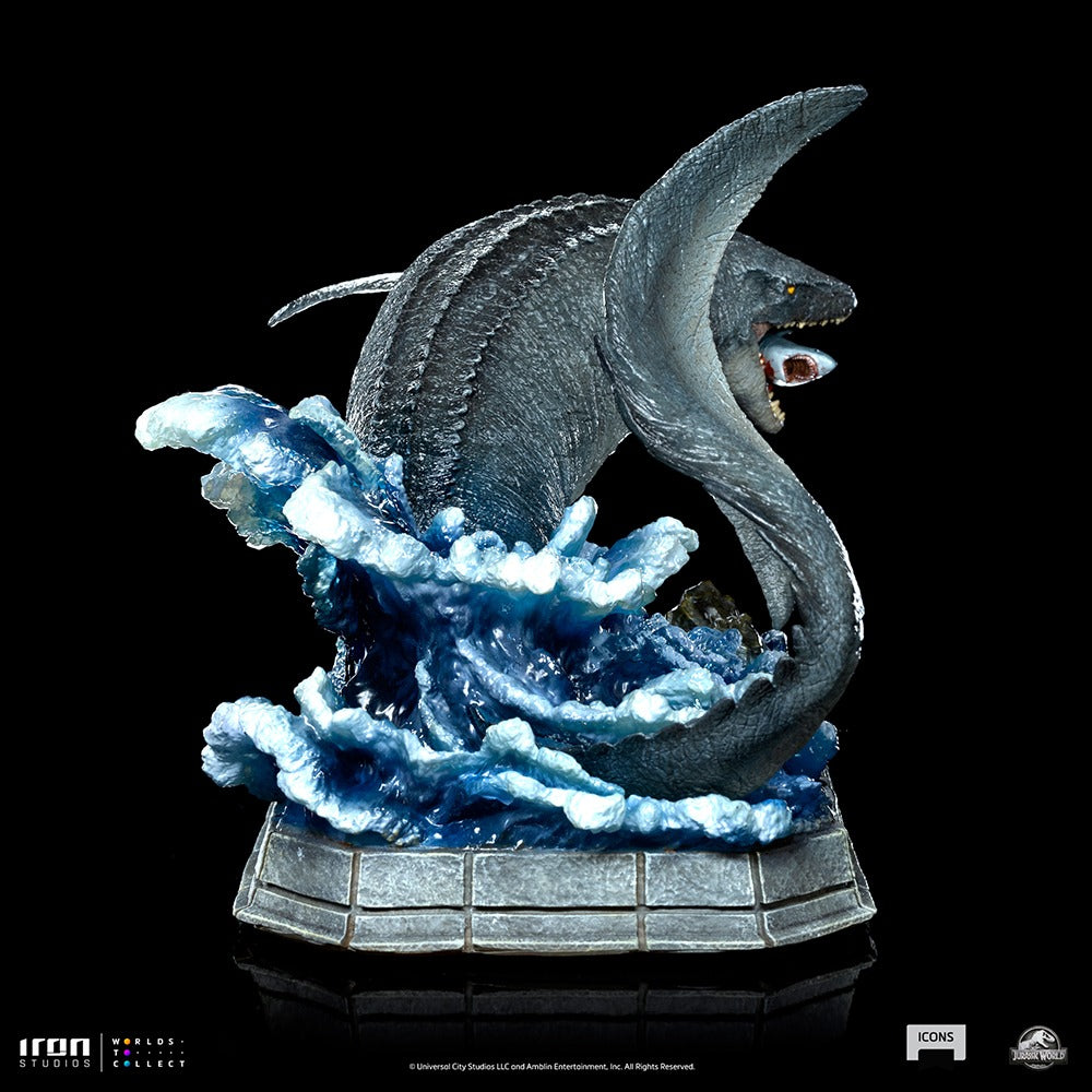 Estátua Mosassauro - Jurassic World - Icons - Iron Studios