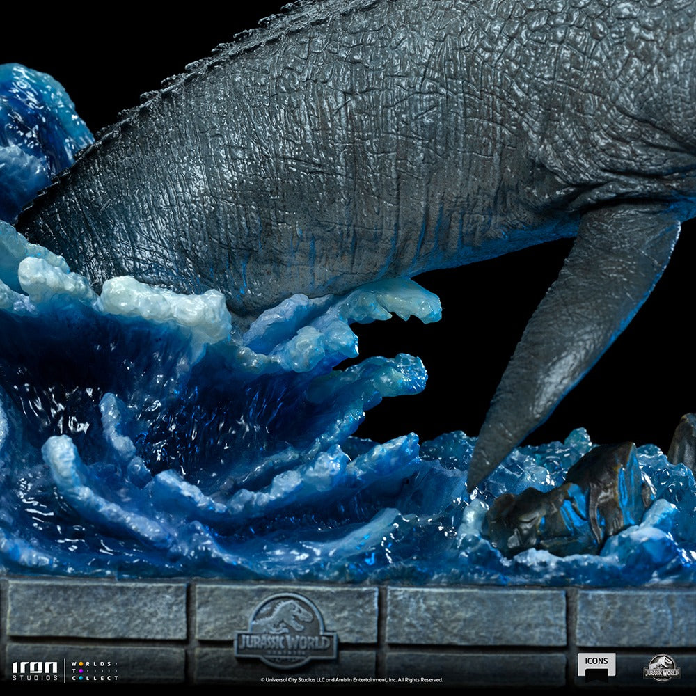 Estátua Mosassauro - Jurassic World - Icons - Iron Studios