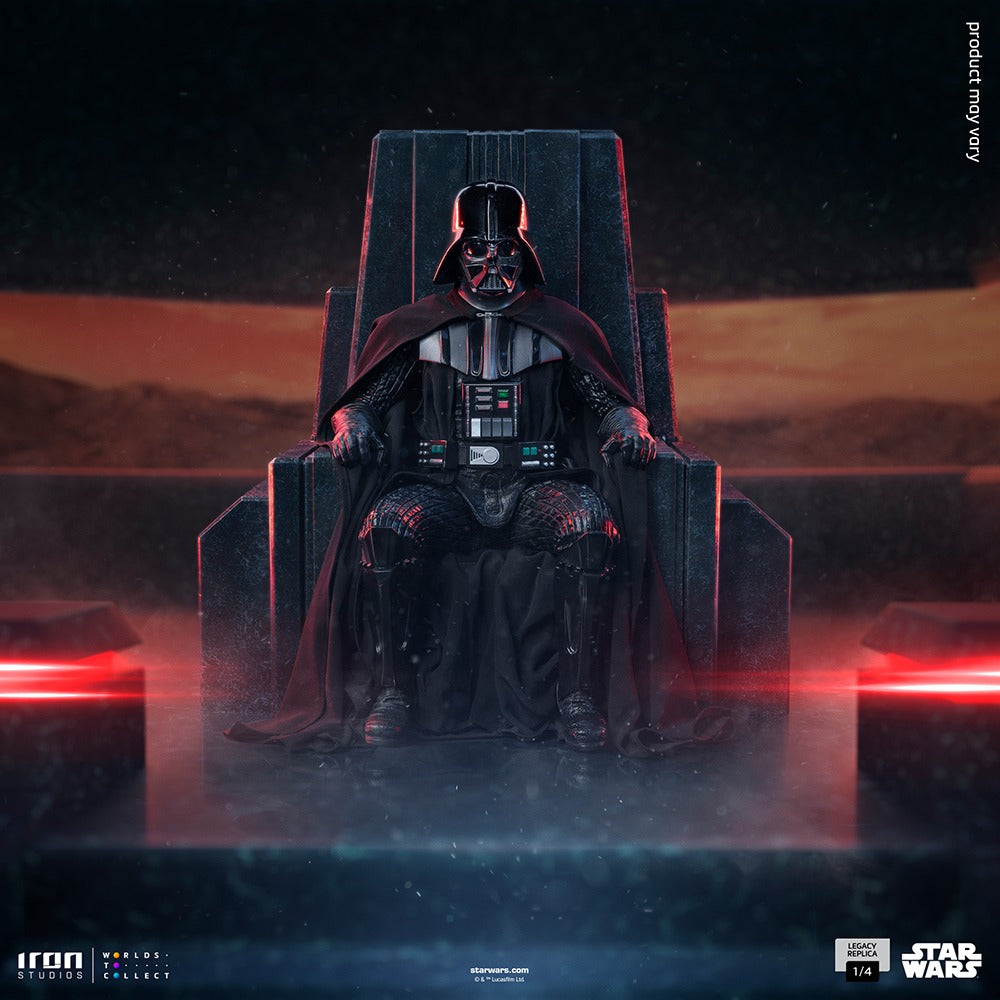 Estátua Darth Vader no Trono - Star Wars - Legacy Replica 1/4 - Iron Studios