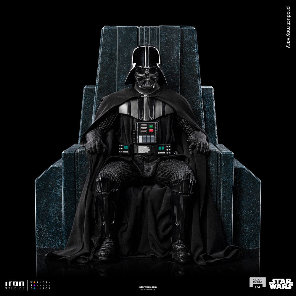 Estátua Darth Vader no Trono - Star Wars - Legacy Replica 1/4 - Iron Studios