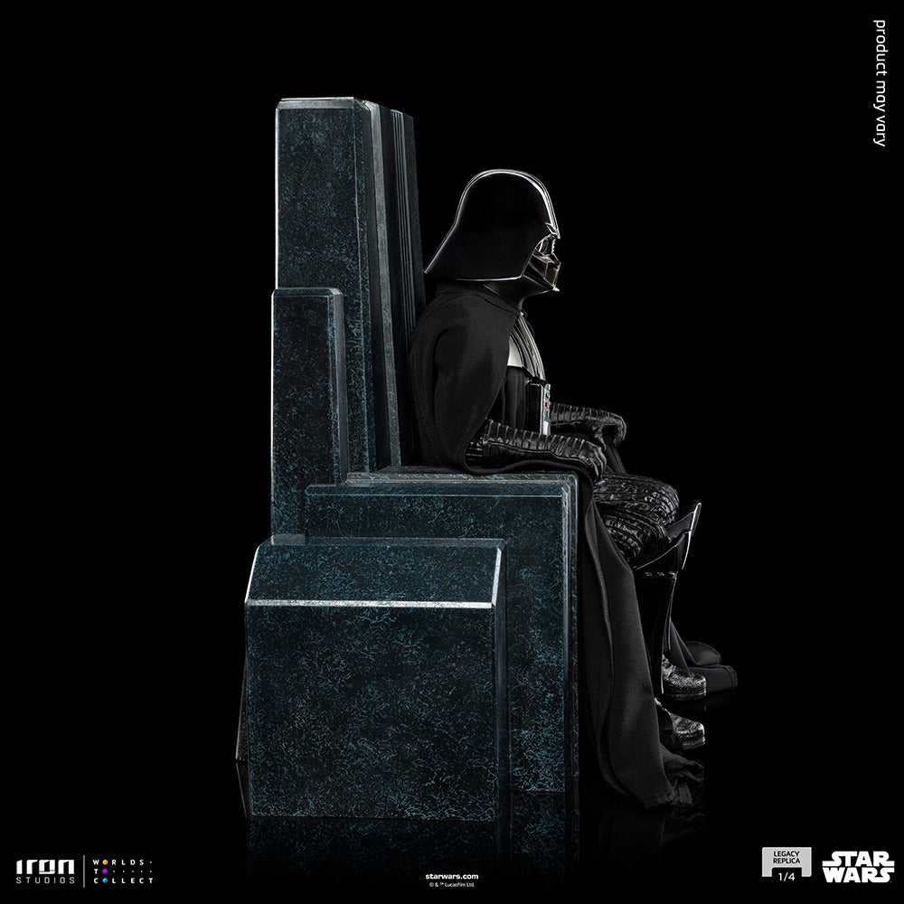 Estátua Darth Vader no Trono - Star Wars - Legacy Replica 1/4 - Iron Studios