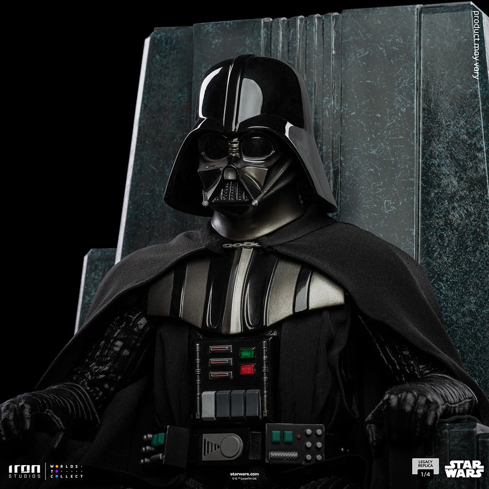 Estátua Darth Vader no Trono - Star Wars - Legacy Replica 1/4 - Iron Studios