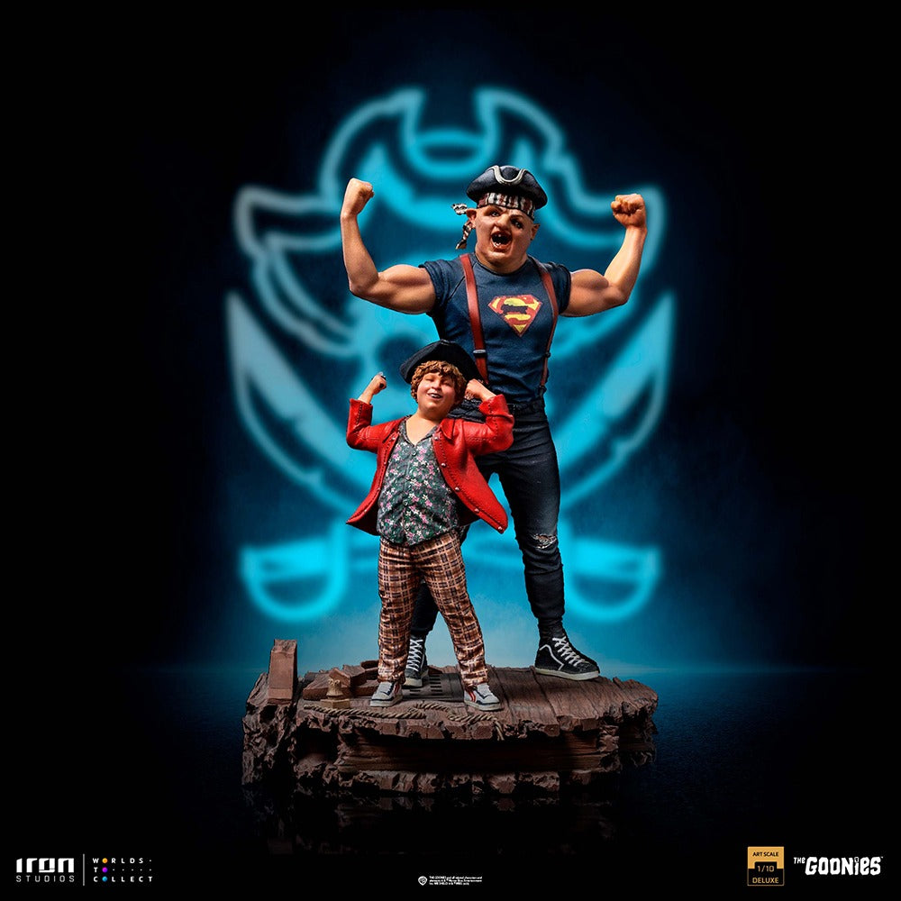 Estátua Sloth e Gordo - Os Goonies - Art Scale 1/10 - Iron Studios