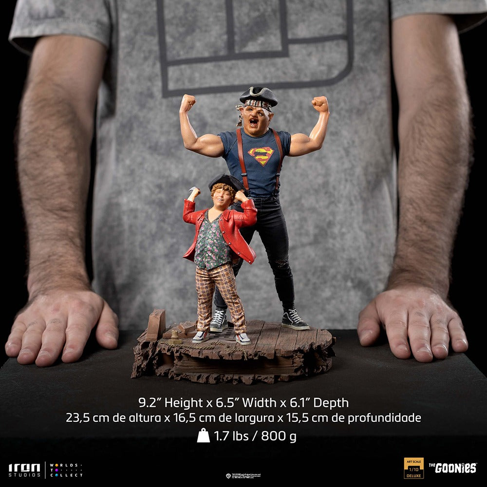 Estátua Sloth e Gordo - Os Goonies - Art Scale 1/10 - Iron Studios
