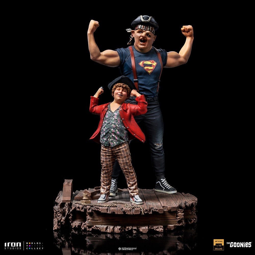 Estátua Sloth e Gordo - Os Goonies - Art Scale 1/10 - Iron Studios