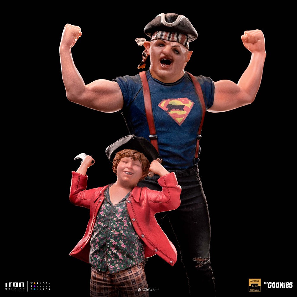 Estátua Sloth e Gordo - Os Goonies - Art Scale 1/10 - Iron Studios