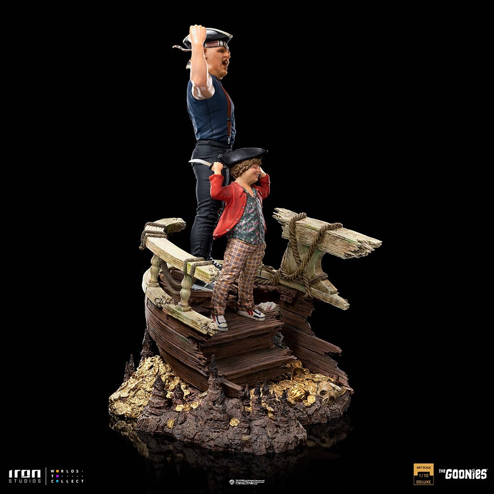Estátua Sloth e Gordo Deluxe - Os Goonies - Art Scale 1/10 - Iron Studios