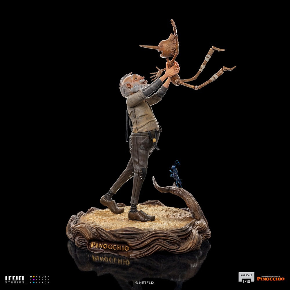 Estátua Gepeto e Pinóquio Deluxe - Pinóquio - Art Scale 1/10 - Iron Studios