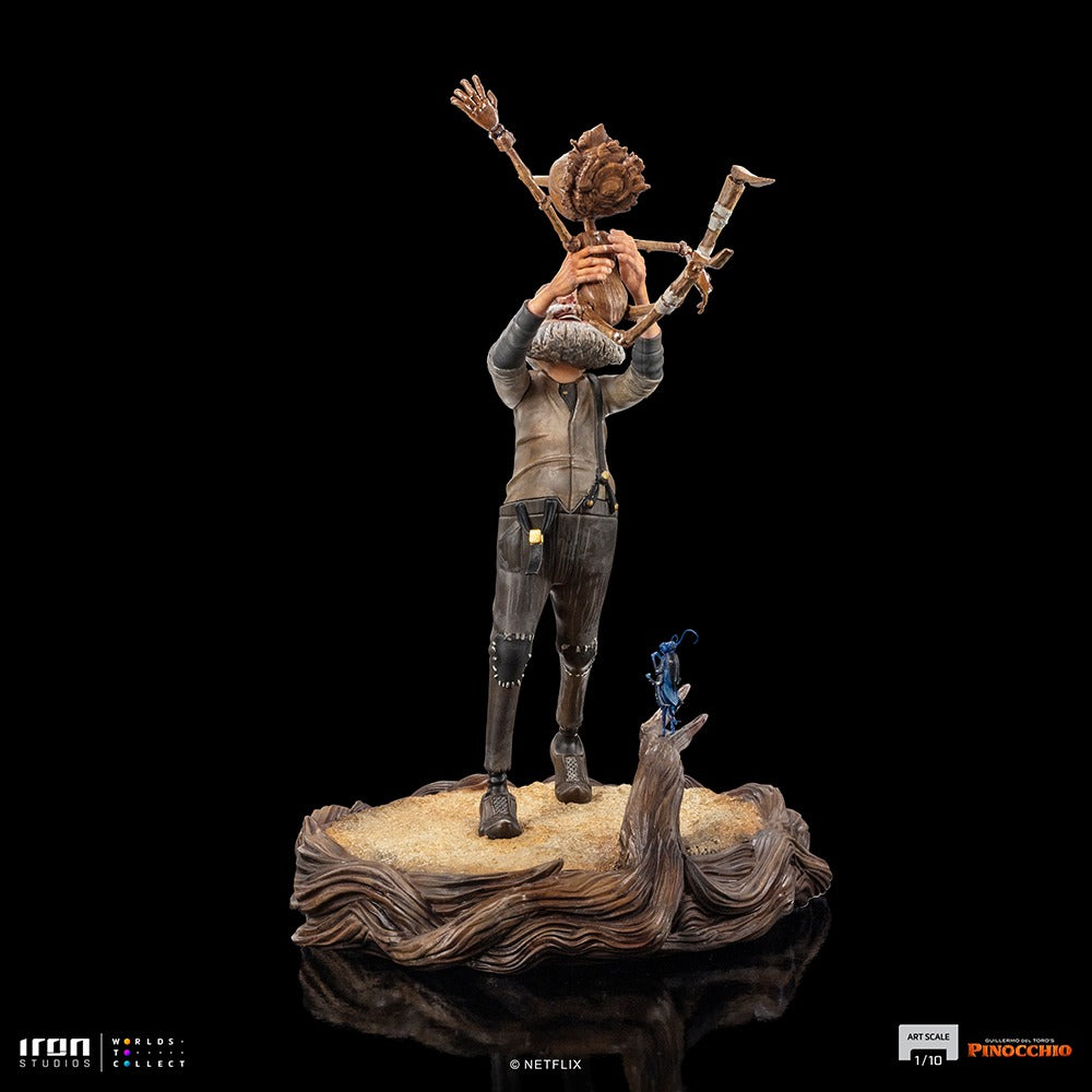 Estátua Gepeto e Pinóquio Deluxe - Pinóquio - Art Scale 1/10 - Iron Studios