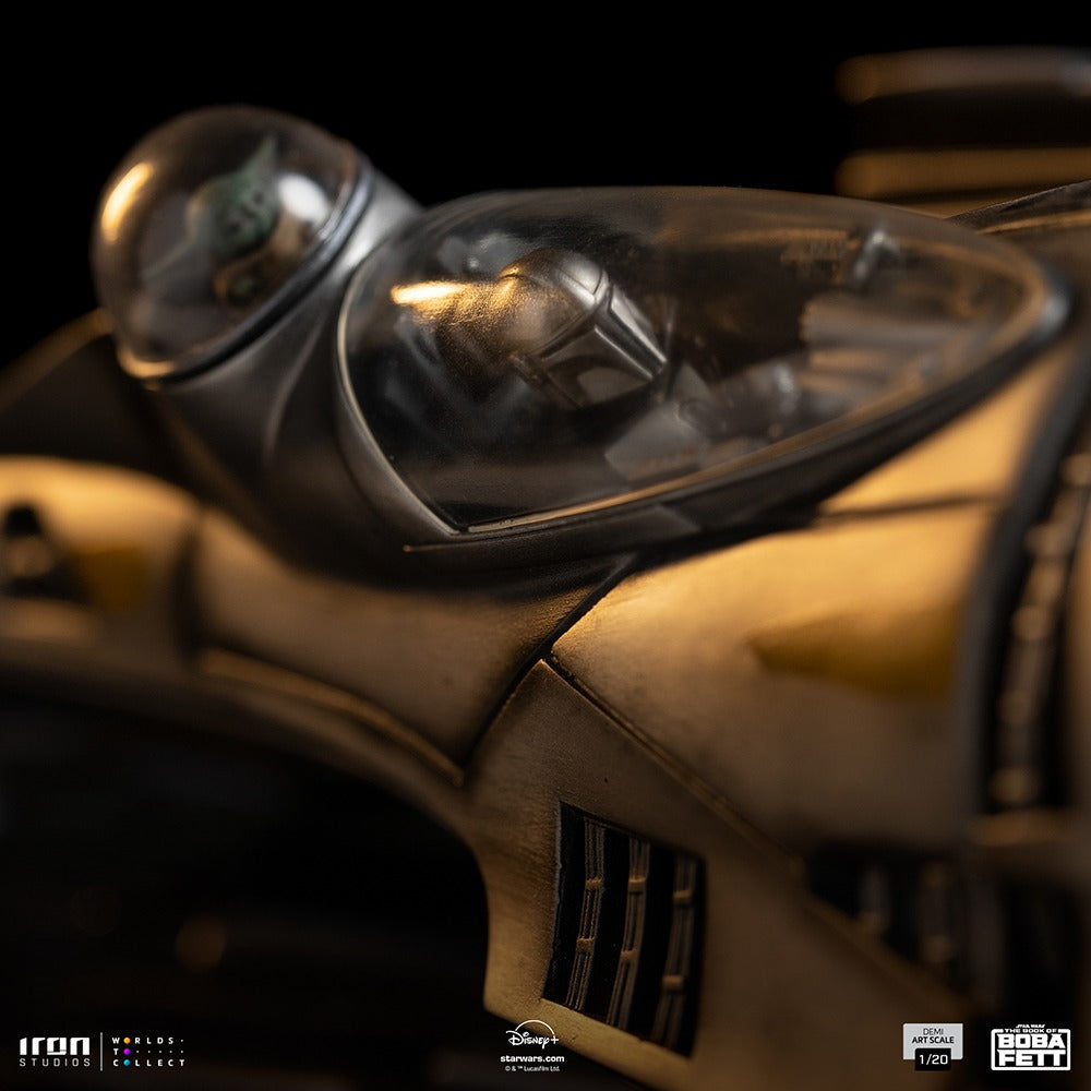 Estátua Mando's N-1 Starfighter - Star Wars - Demi Scale 1/20 - Iron Studios