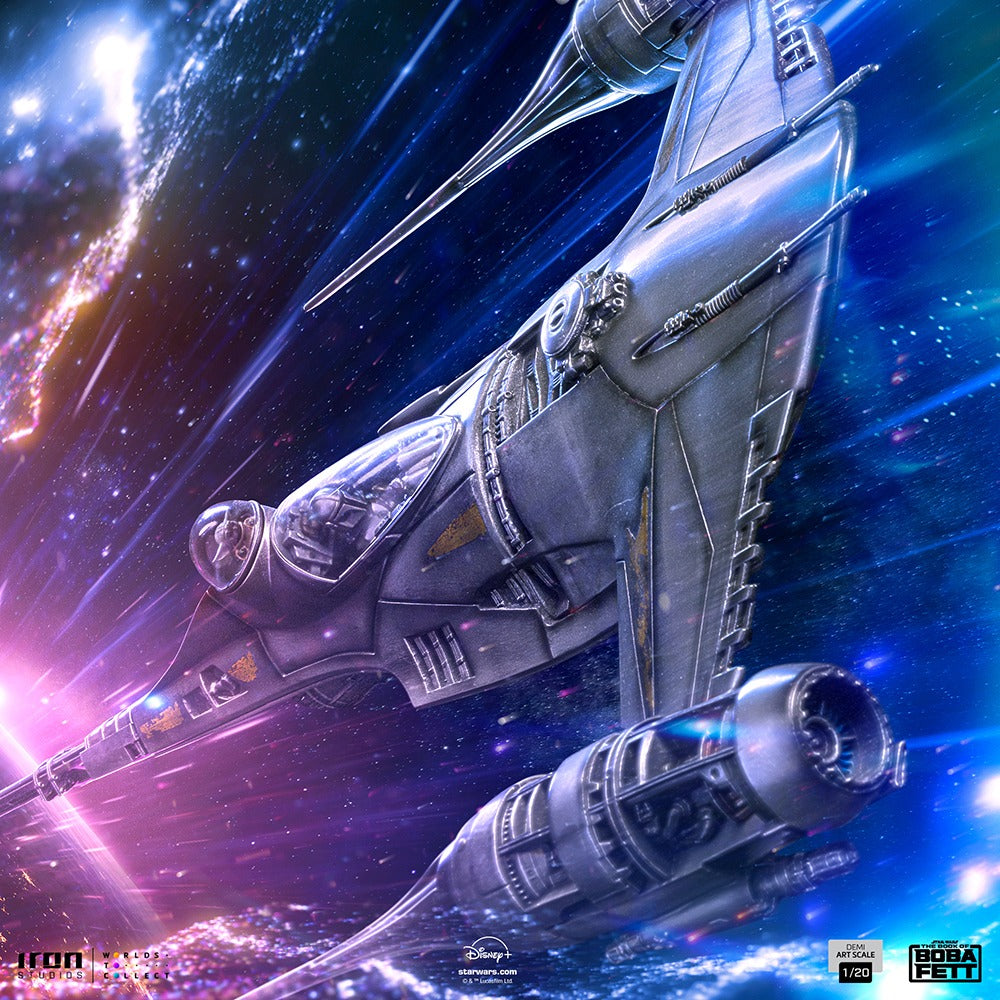 Estátua Mando's N-1 Starfighter - Star Wars - Demi Scale 1/20 - Iron Studios