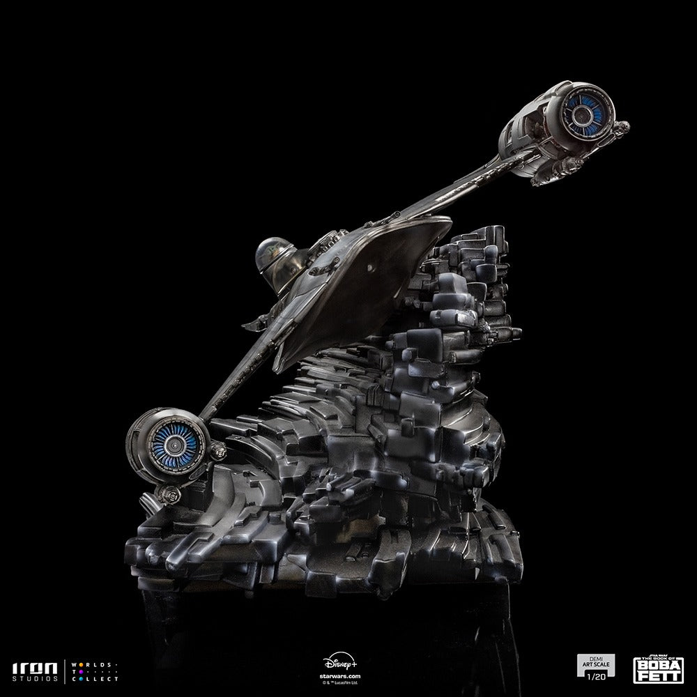 Estátua Mando's N-1 Starfighter - Star Wars - Demi Scale 1/20 - Iron Studios