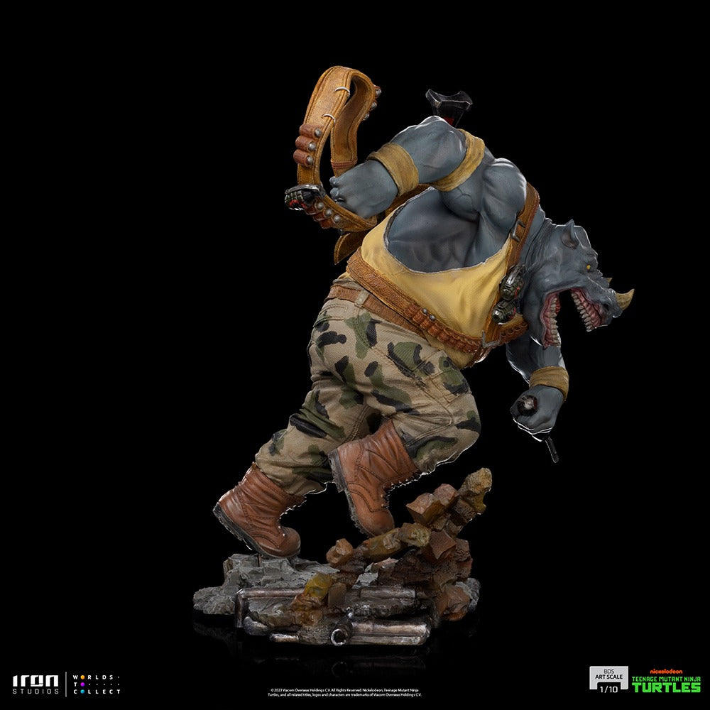 Estátua Rocksteady - TMNT - BDS - Art Scale 1/10 - Iron Studios