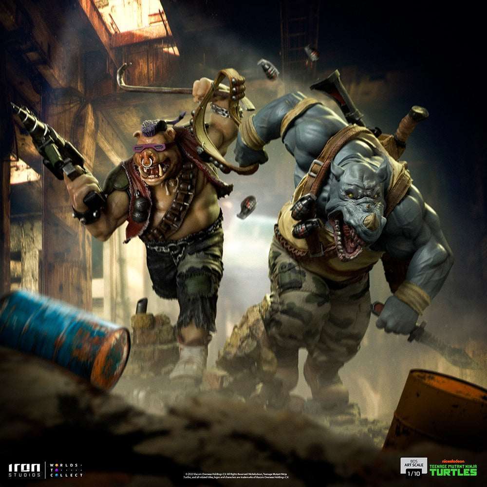 Estátua Bebop - TMNT - BDS Art Scale 1/10 - Iron Studios