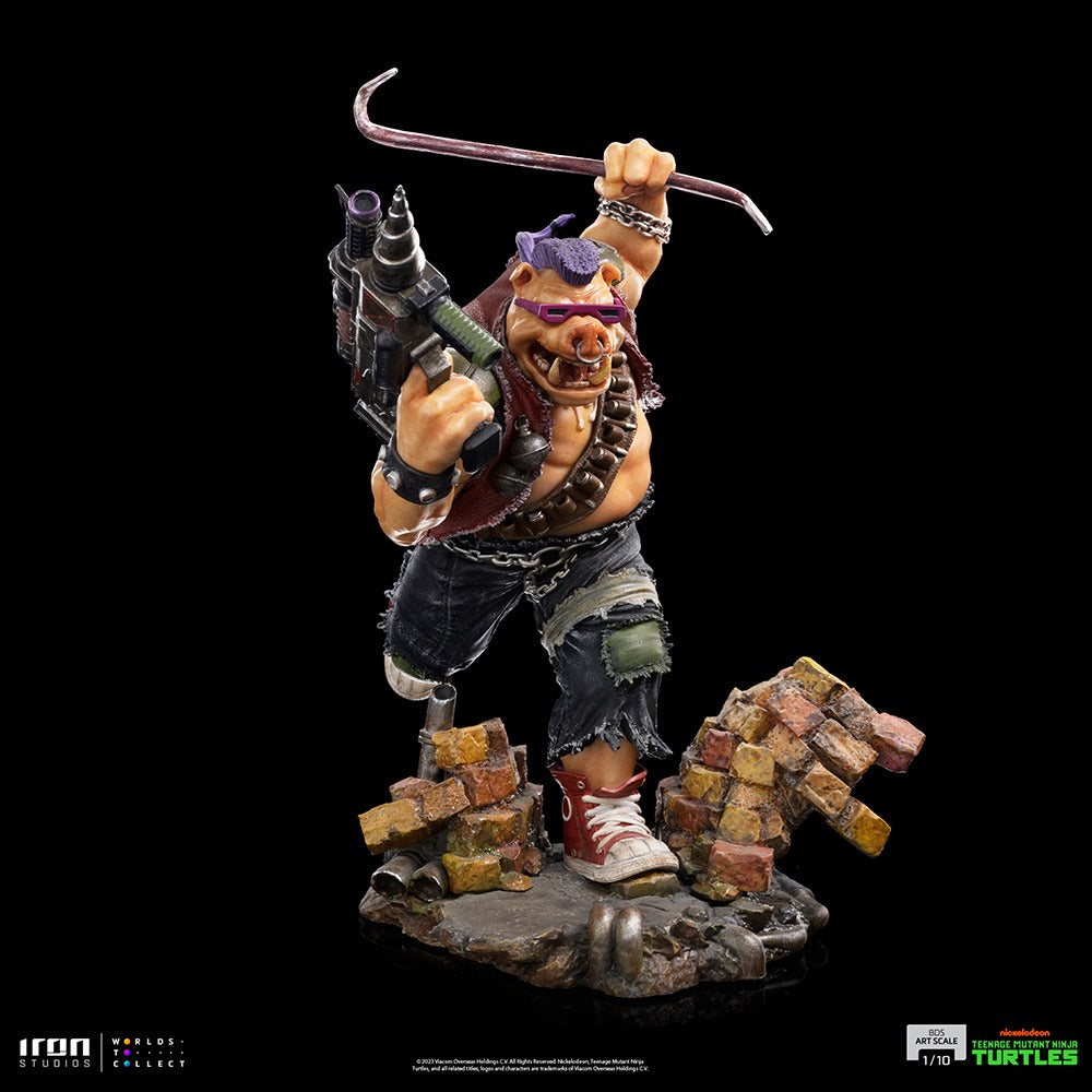 TMNT Iron ビバップ 1/10 スタチュー フィギュア Bebop - Teenage Mutant Ninja Turtles - BDS Art Scale 1/10