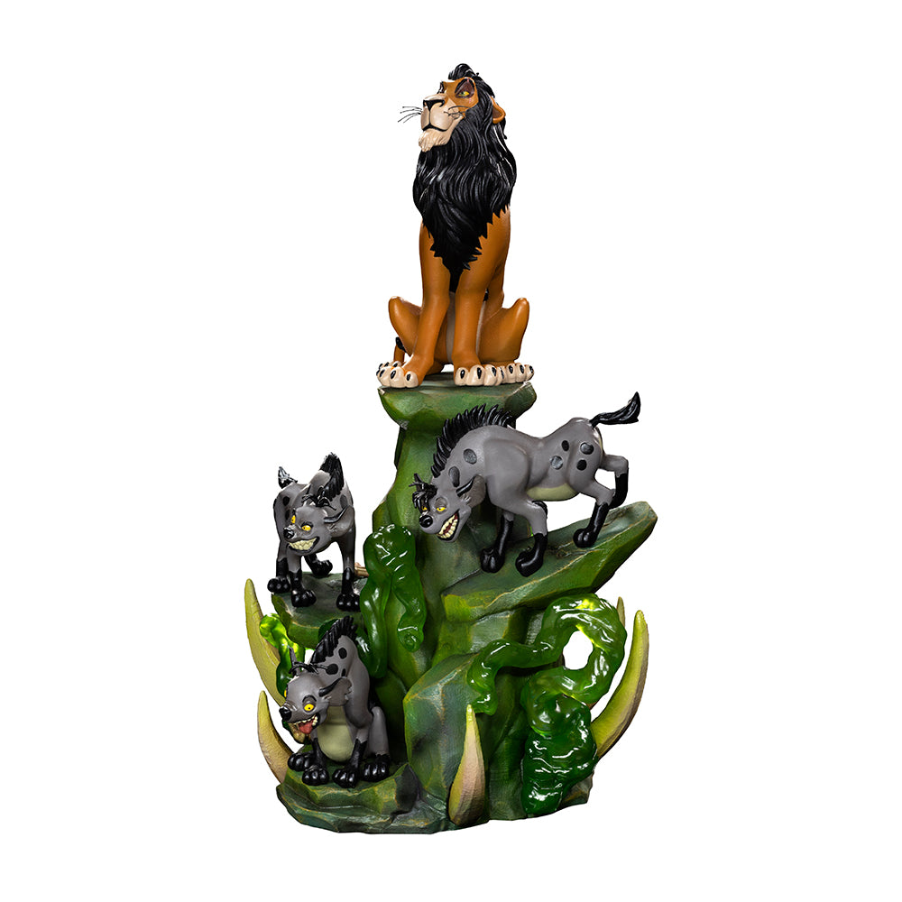 Estátua Scar Deluxe - Disney 100th - O Rei Leão - Art Scale 1/10 - Iron Studios