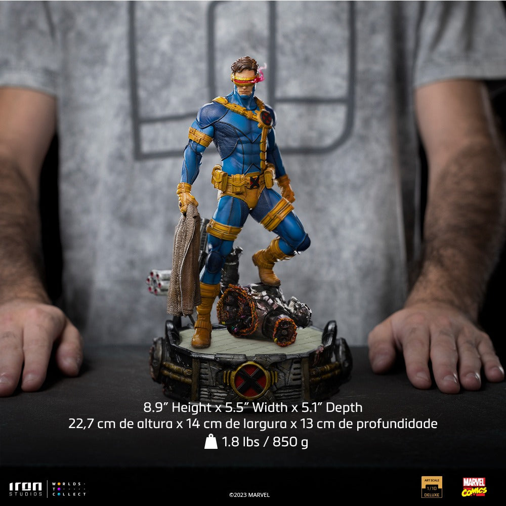 Estátua Ciclope Unleashed Deluxe - Marvel - Art Scale 1/10 - Iron Studios