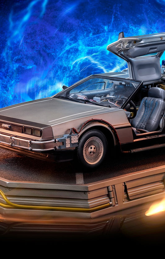 Estátua DeLorean - Back to the Future - Art Scale 1/10 - Iron Studios