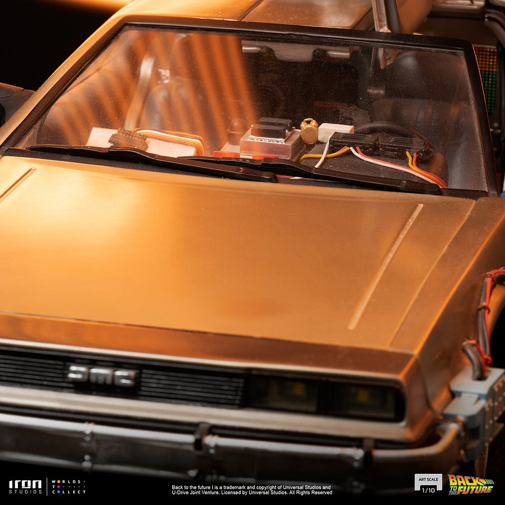 Estátua DeLorean - Back to the Future - Art Scale 1/10 - Iron Studios