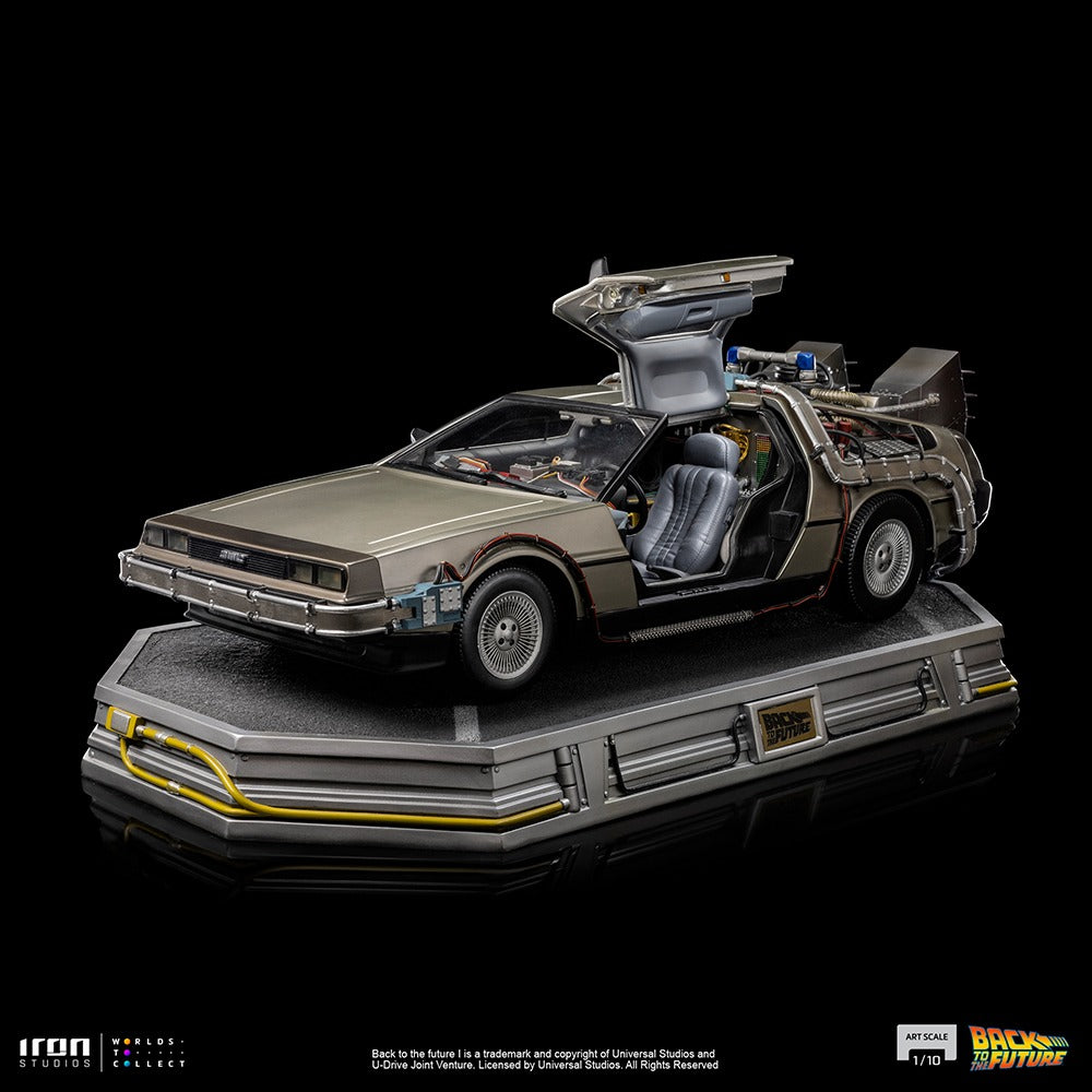 Estátua DeLorean - Back to the Future - Art Scale 1/10 - Iron Studios