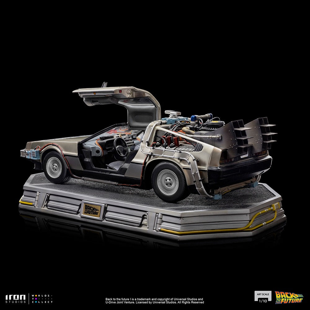Estátua DeLorean - Back to the Future - Art Scale 1/10 - Iron Studios