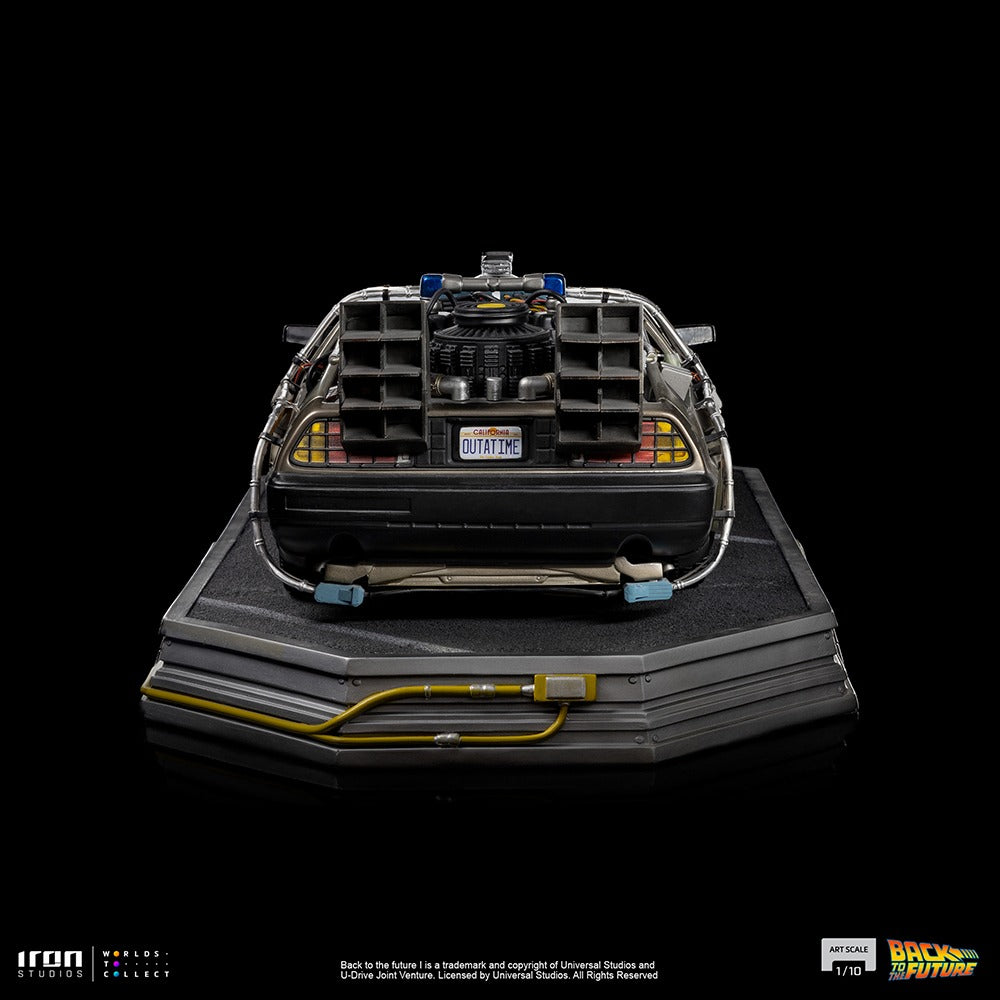 Estátua DeLorean - Back to the Future - Art Scale 1/10 - Iron Studios