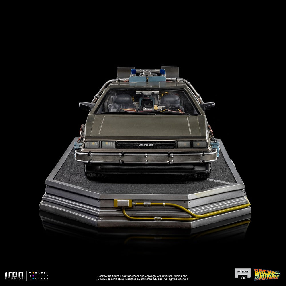 Estátua DeLorean - Back to the Future - Art Scale 1/10 - Iron Studios