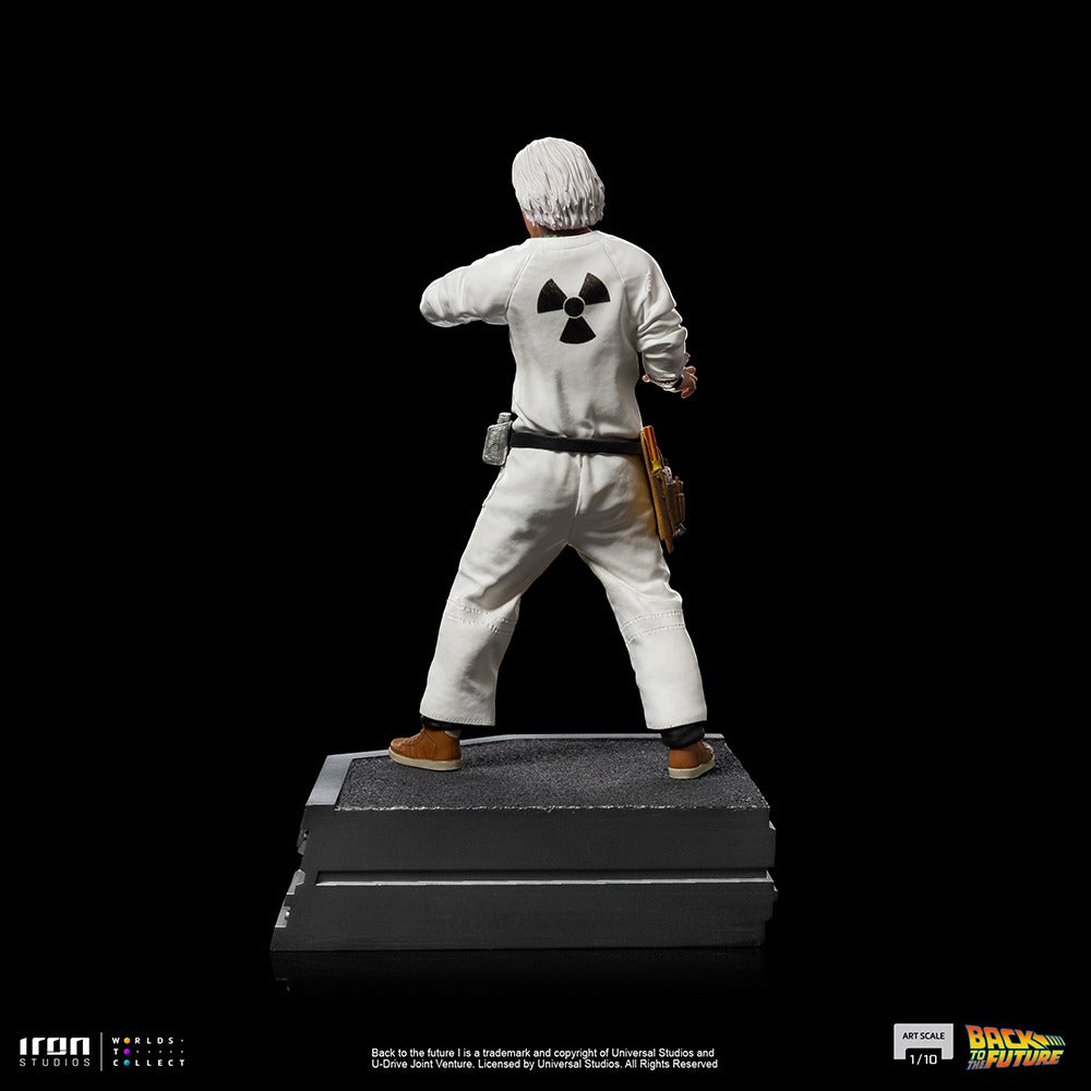 Estátua Doc Brown - Back to the Future - Art Scale 1/10 - Iron Studios