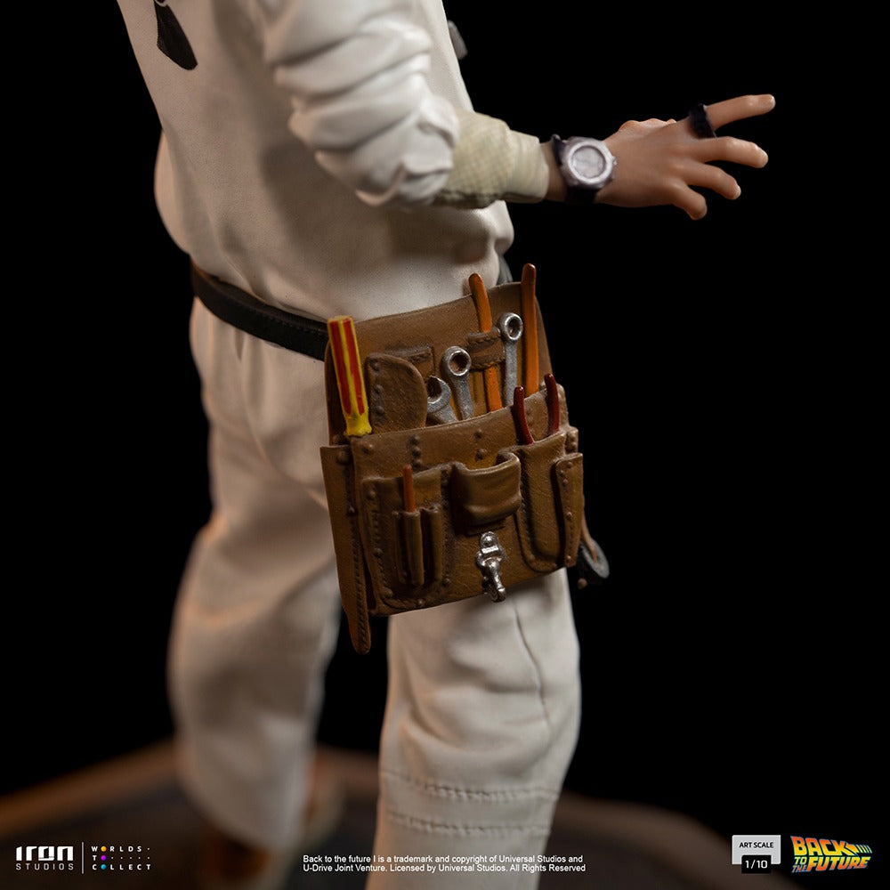 Estátua Doc Brown - Back to the Future - Art Scale 1/10 - Iron Studios