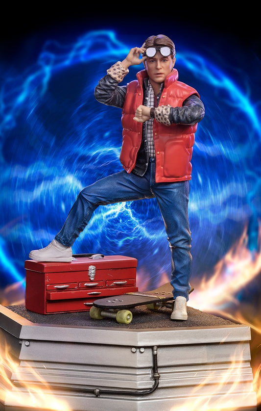 Estátua Marty McFly - Back to the Future - Art Scale 1/10 - Iron Studios