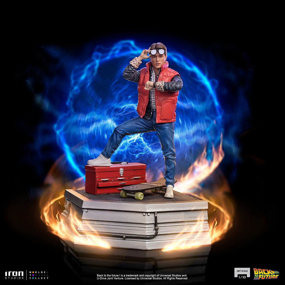 Estátua Marty McFly - Back to the Future - Art Scale 1/10 - Iron Studios