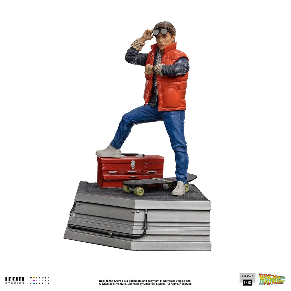 Estátua Marty McFly - Back to the Future - Art Scale 1/10 - Iron Studios