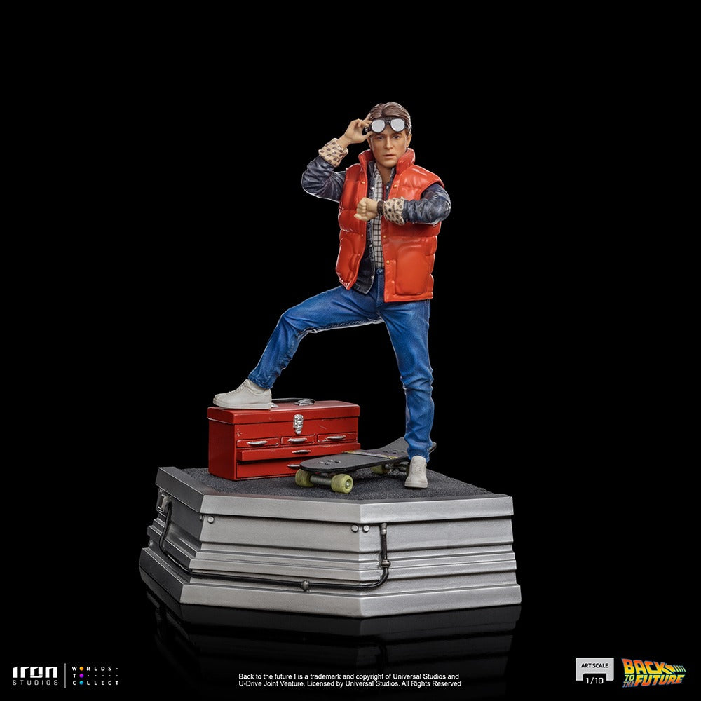 Estátua Marty McFly - Back to the Future - Art Scale 1/10 - Iron Studios