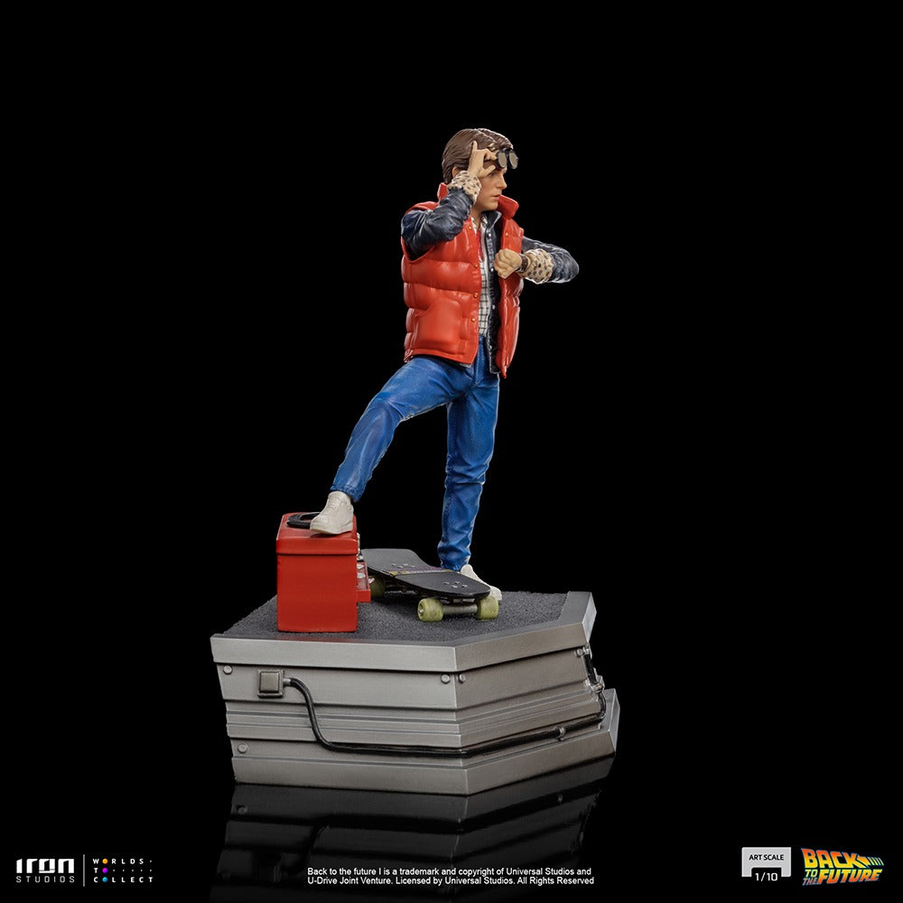 Estátua Marty McFly - Back to the Future - Art Scale 1/10 - Iron Studios