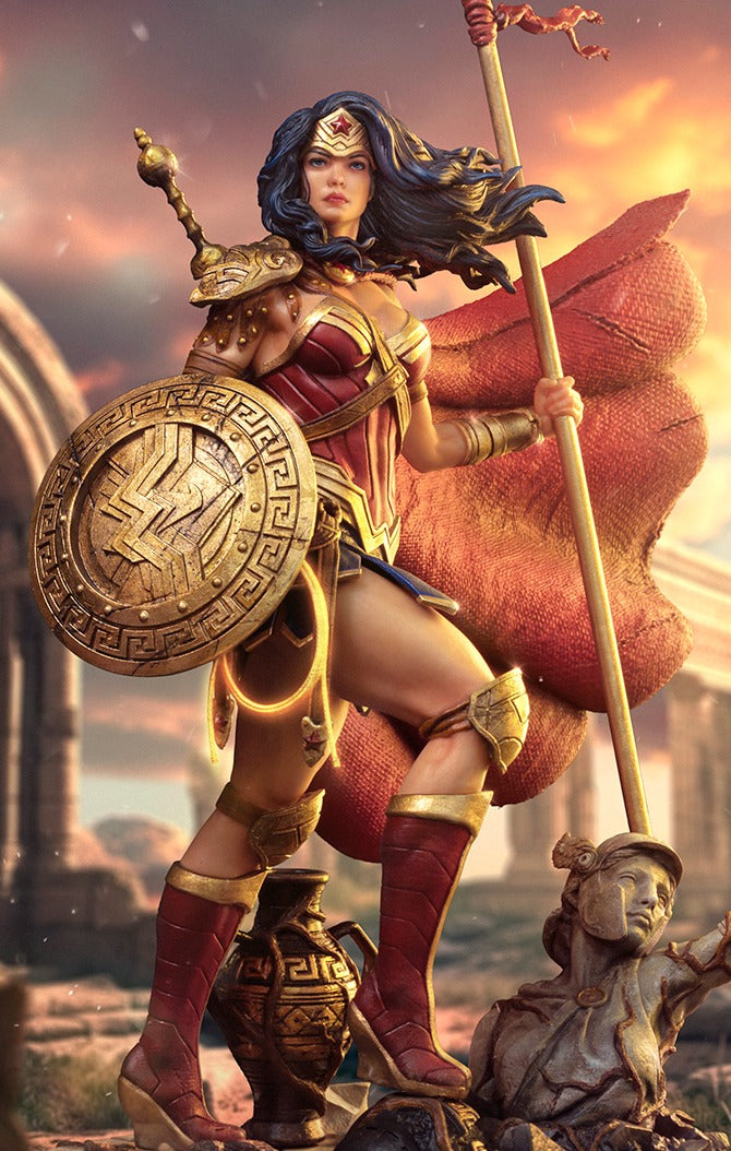 Estátua Wonder Woman Unleashed - DC Comics - Art Scale 1/10 - Iron Studios