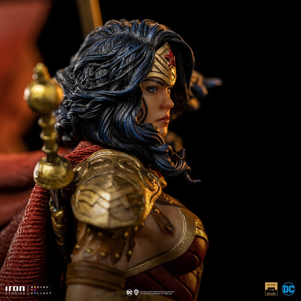 Estátua Wonder Woman Unleashed - DC Comics - Art Scale 1/10 - Iron
