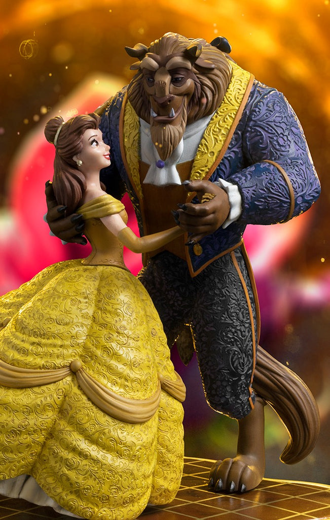 Estátua A Bela e a Fera 100 Anos Ver - Disney 100th - A Bela e a Fera - Art Scale 1/10 - Iron Studios