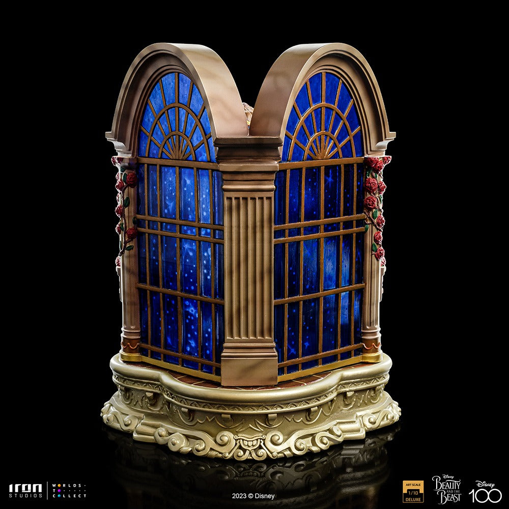 Estátua A Bela e a Fera Deluxe - Disney 100th - A Bela e a Fera - Art Scale 1/10 - Iron Studios