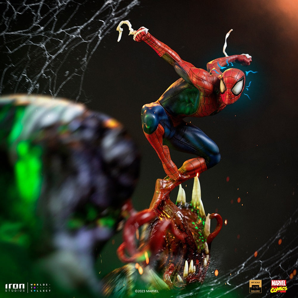 Estátua Homem Aranha Deluxe - Spider-man vs Villains - Art Scale 1/10 - Iron Studios