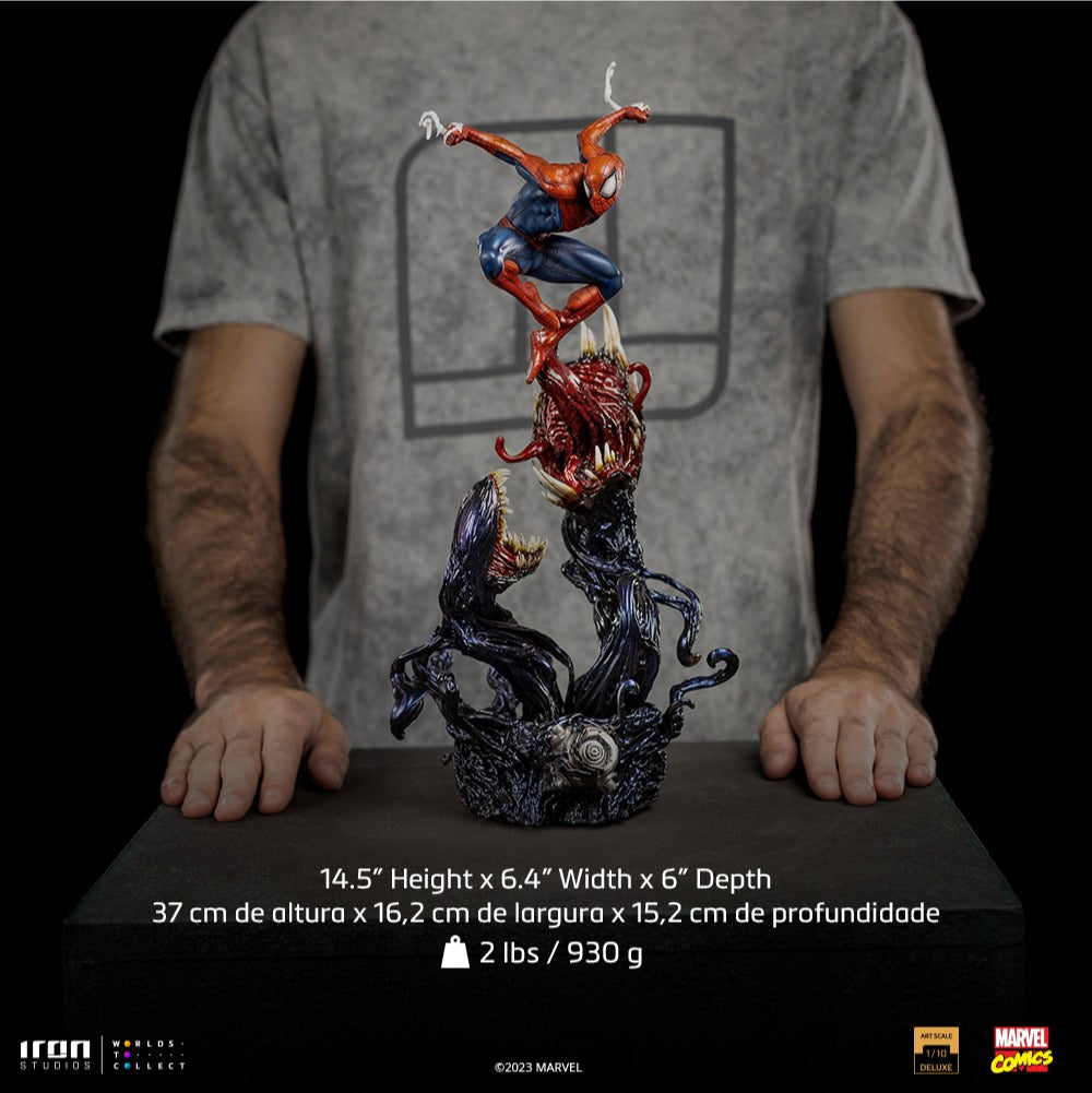 Estátua Homem Aranha Deluxe - Spider-man vs Villains - Art Scale 1