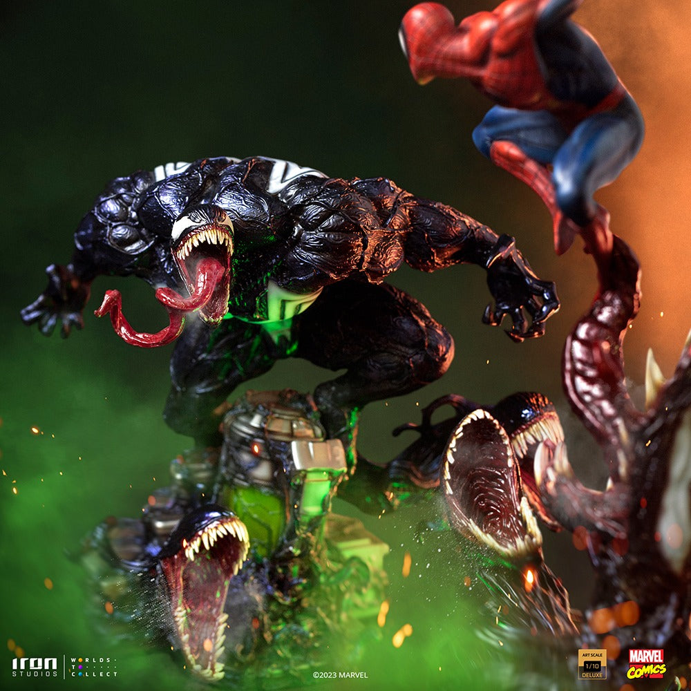 Estátua Venom Deluxe - Spider-man vs Villains - Art Scale 1/10 - Iron Studios