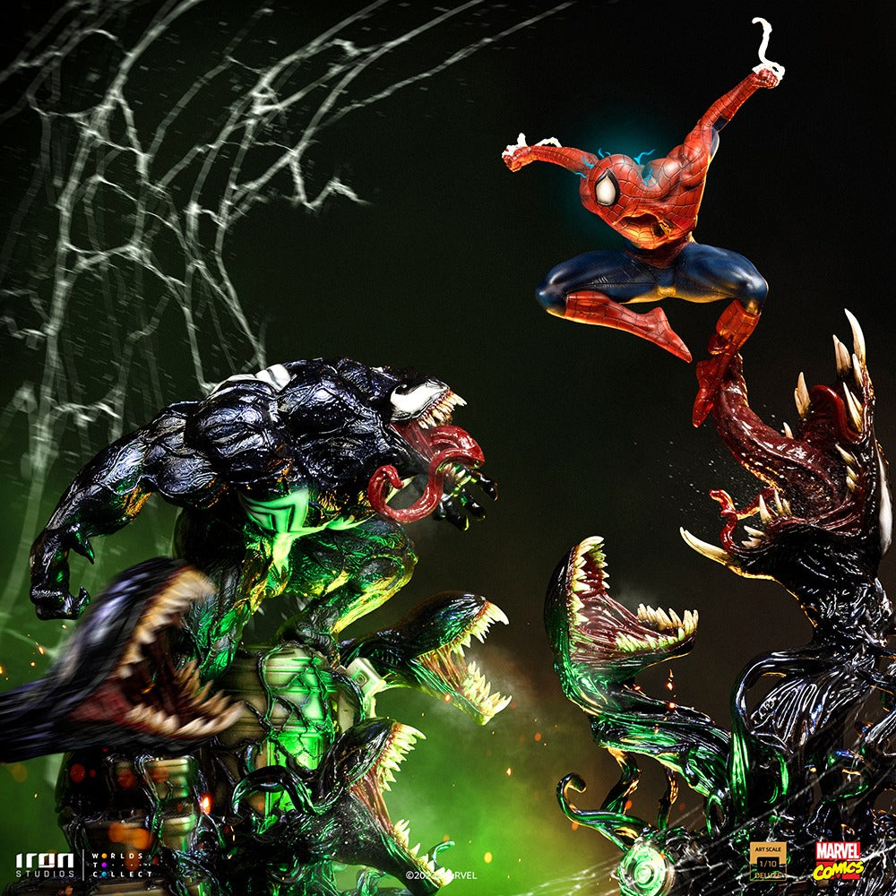 Estátua Venom Deluxe - Spider-man vs Villains - Art Scale 1/10 - Iron Studios