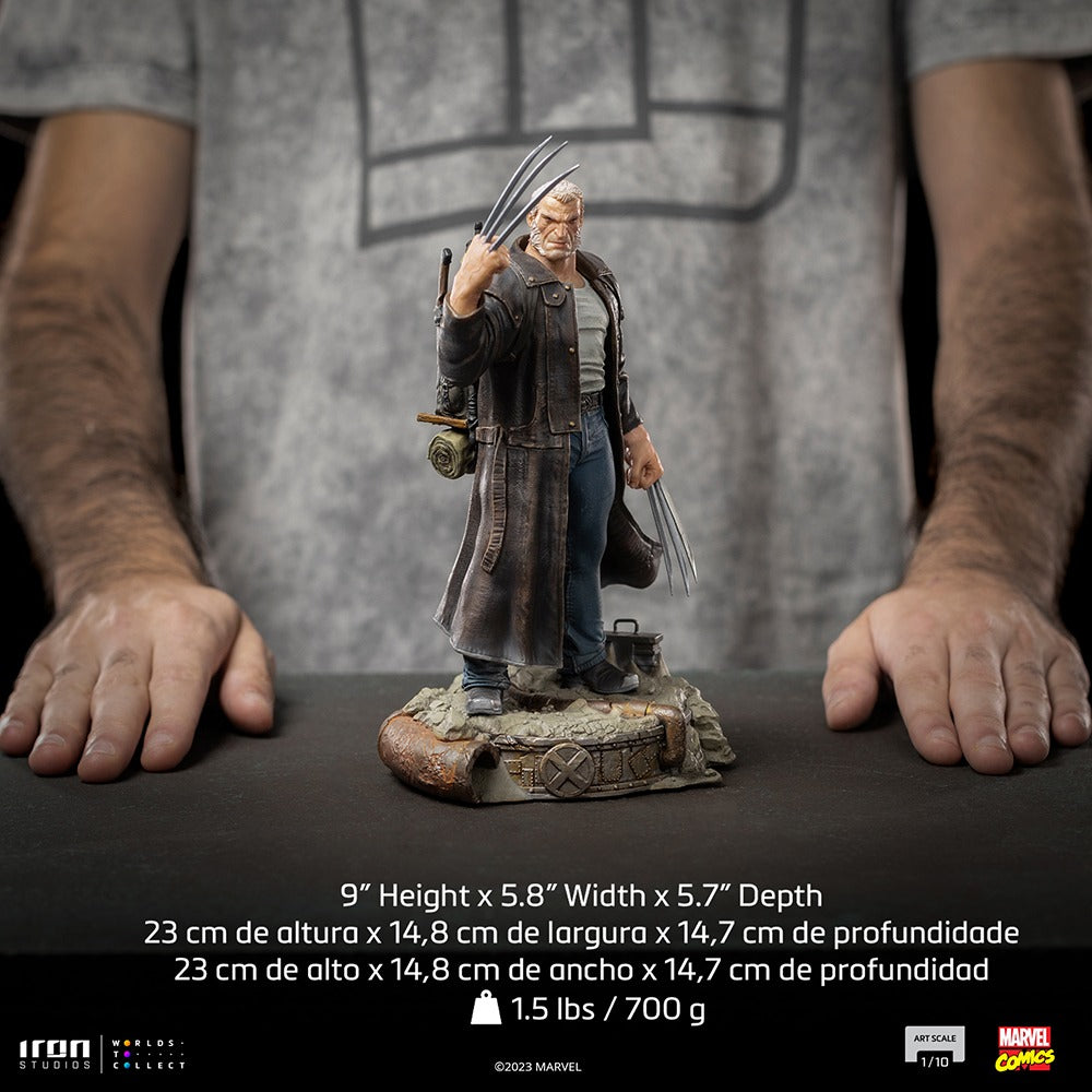 Estátua Velho Logan - X-Men - Art Scale 1/10 - Iron Studios