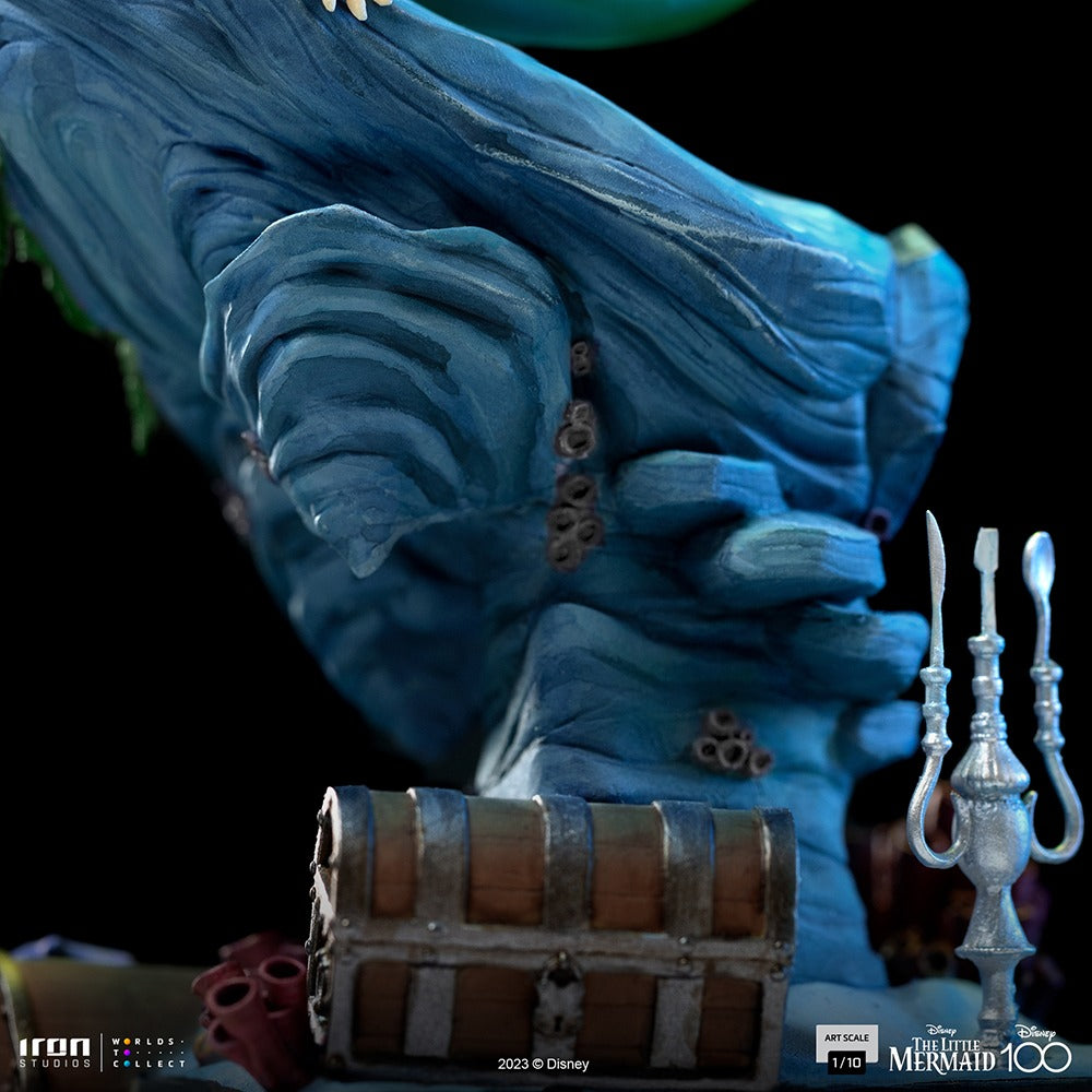 Estátua Pequena Sereia 100 Years Ver - Disney 100Th - Pequena Sereia - Art Scale 1/10 - Iron Studios