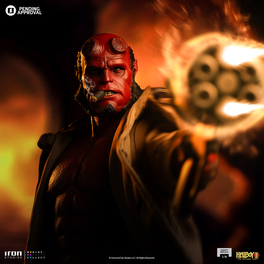 Estátua Hellboy - Hellboy The Golden Army - Legacy Replica 1/4 - Iron Studios